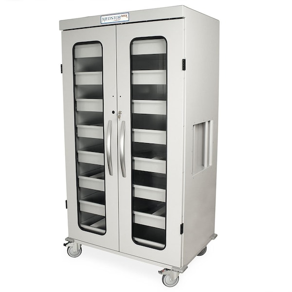 High Volume IOL Cart, 1680 Capacity, Key Lock